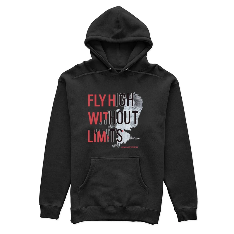 Flieg hoch ohne Grenzen mit Adler - Armani Exchange Damen Pullover Hoodie