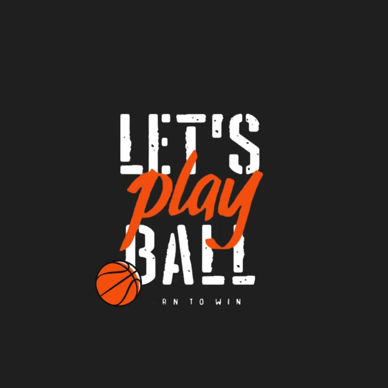 Basketball-Spielaufdruck mit motivierendem Slogan Herren Tanktops