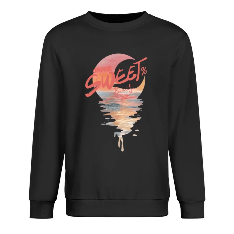 Sonnenuntergang am Meer Herren Pullover Sweatshirt