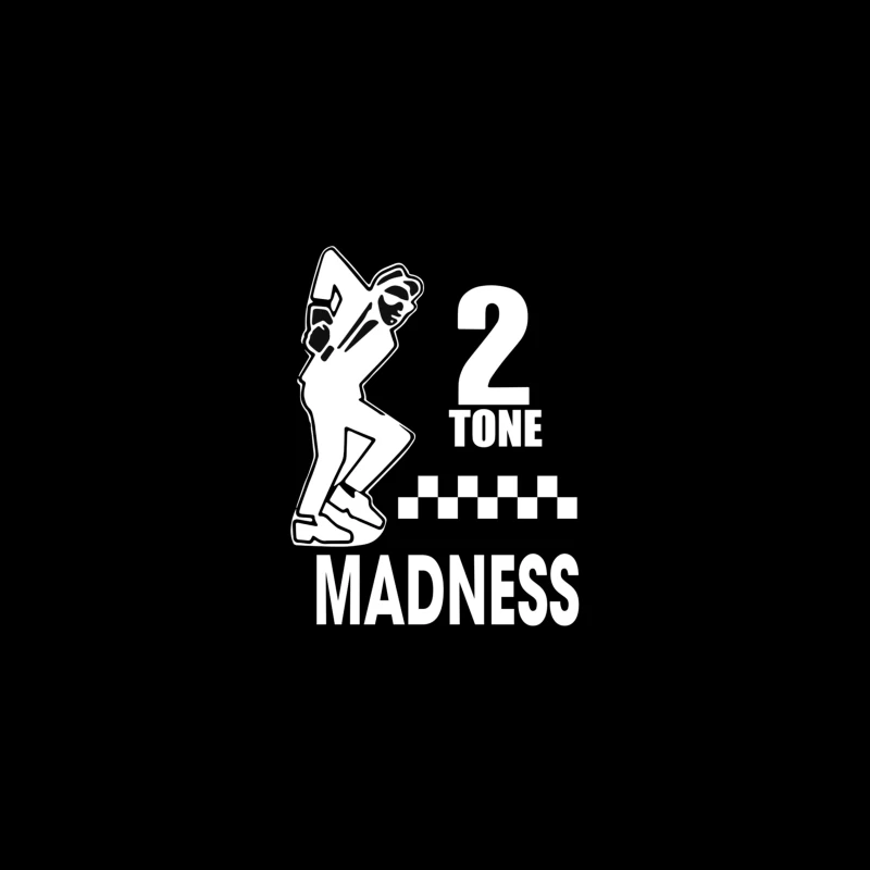 2 Tone Madness Band Logo with Dancing Mascot iPhone Case