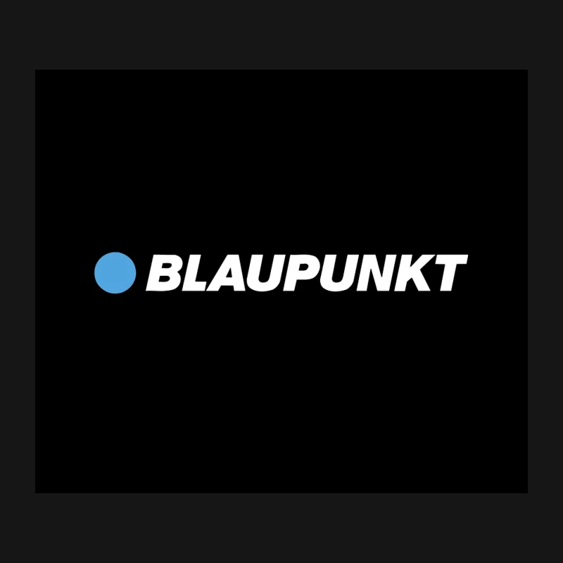 Blaupunkt Electronics Brand Logo with Blue Circle Mouse Pad
