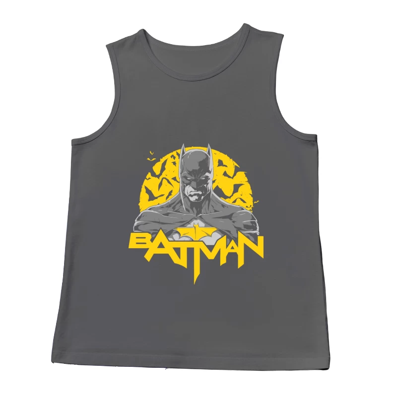 Batman Logo with Silhouette Male Tank Top