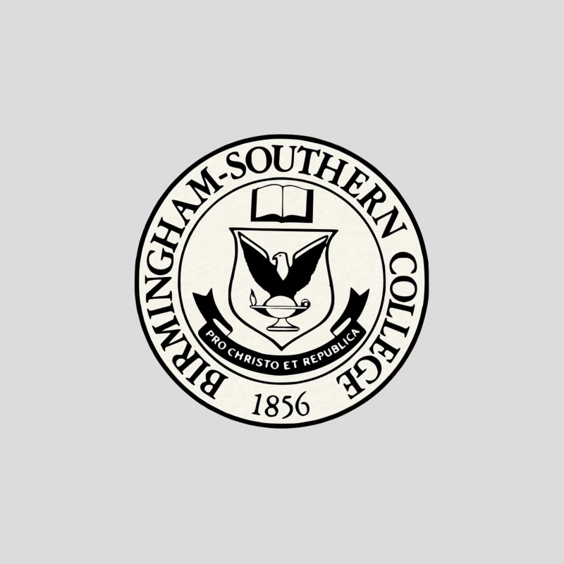 Official Seal of Birmingham-Southern College Founded 1856 Baseball Cap