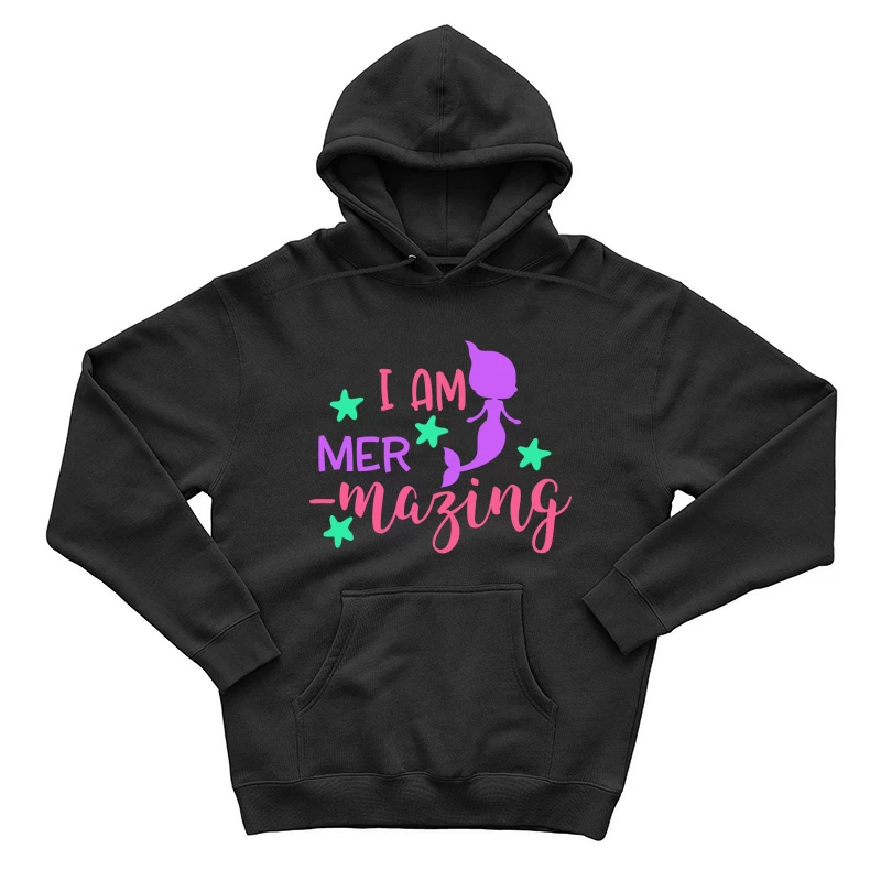 Je suis incroyable, sirène magique colorée Homme Sweat à capuche