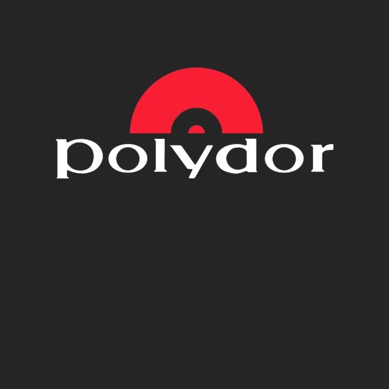 Polydor Records Company Logo with Red Semicircle Design Female Pullover Sweatshirt