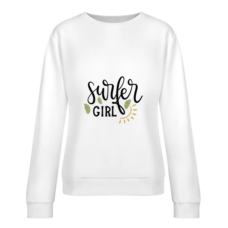 Motif de Surfeuse Boho Femme Sweat-shirt à enfiler
