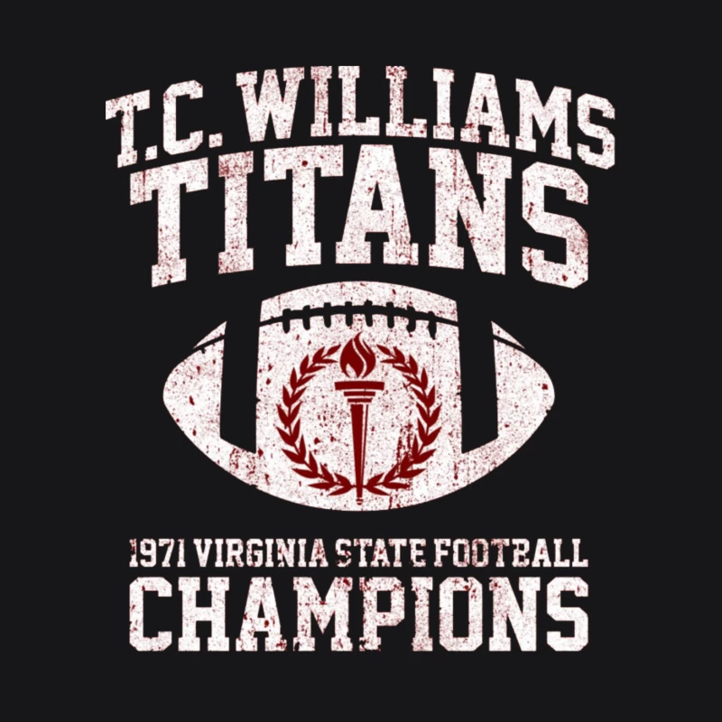 T.C. Williams Titans 1971 Football Male Pullover Hoodie