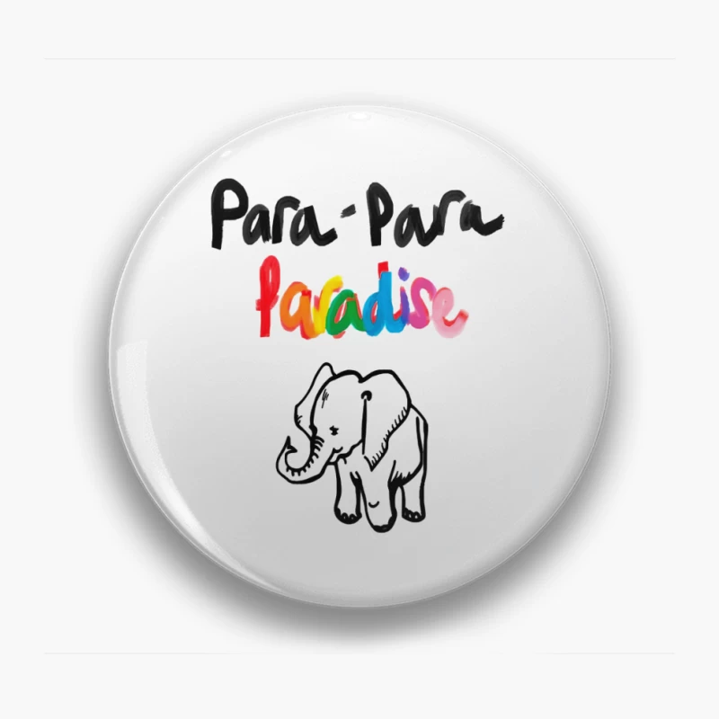 Coldplay Para Para Paradise Pin