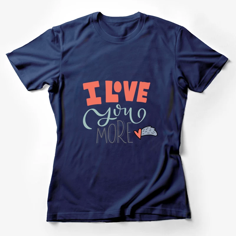 Illustration Amour Colorée Femme T-Shirt