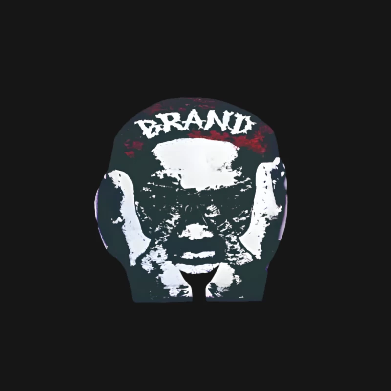 Concept de visage axé sur la marque Femme Manches Longues T-Shirt