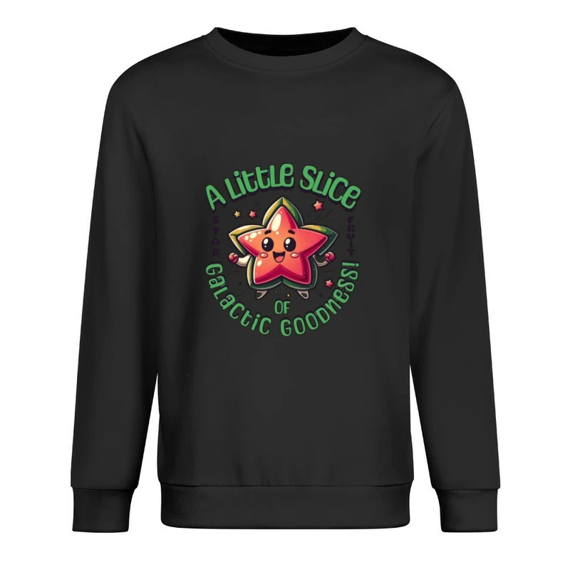 Niedlicher Sternfrucht-Charakter Herren Pullover Sweatshirt