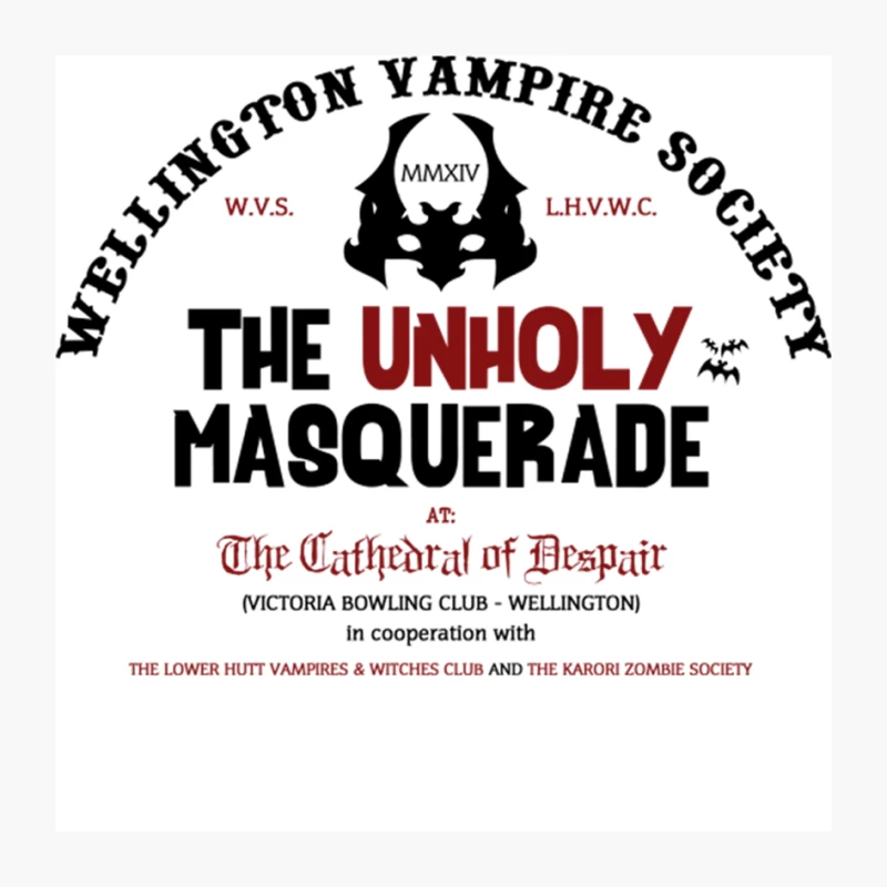 The Wellington Vampire Society Pin