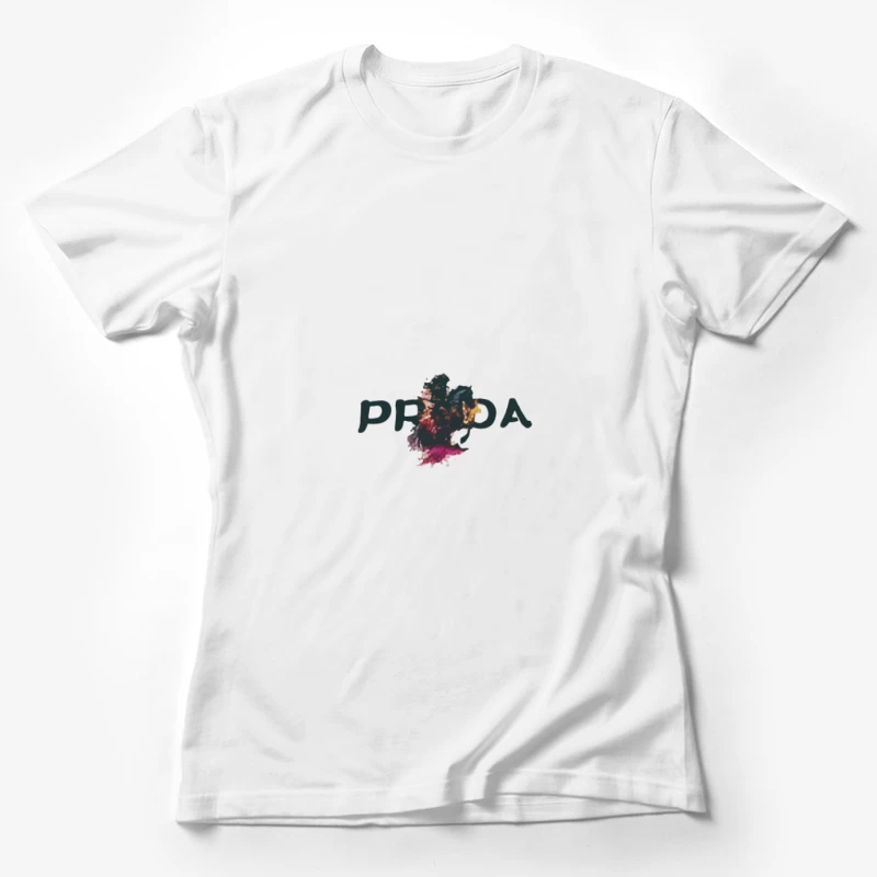 Design artistique de cheval coloré Femme T-Shirt