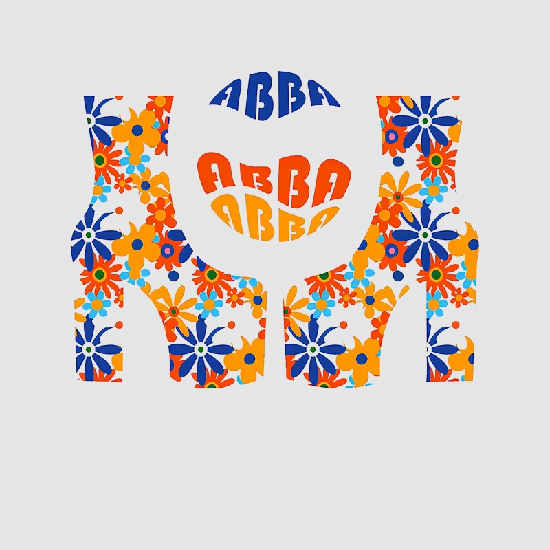 Abba Band Flowers Art Female Pullover Hoodie