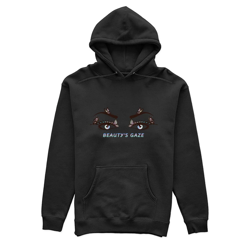 Schöne Augen voller Schmetterlinge Damen Pullover Hoodie