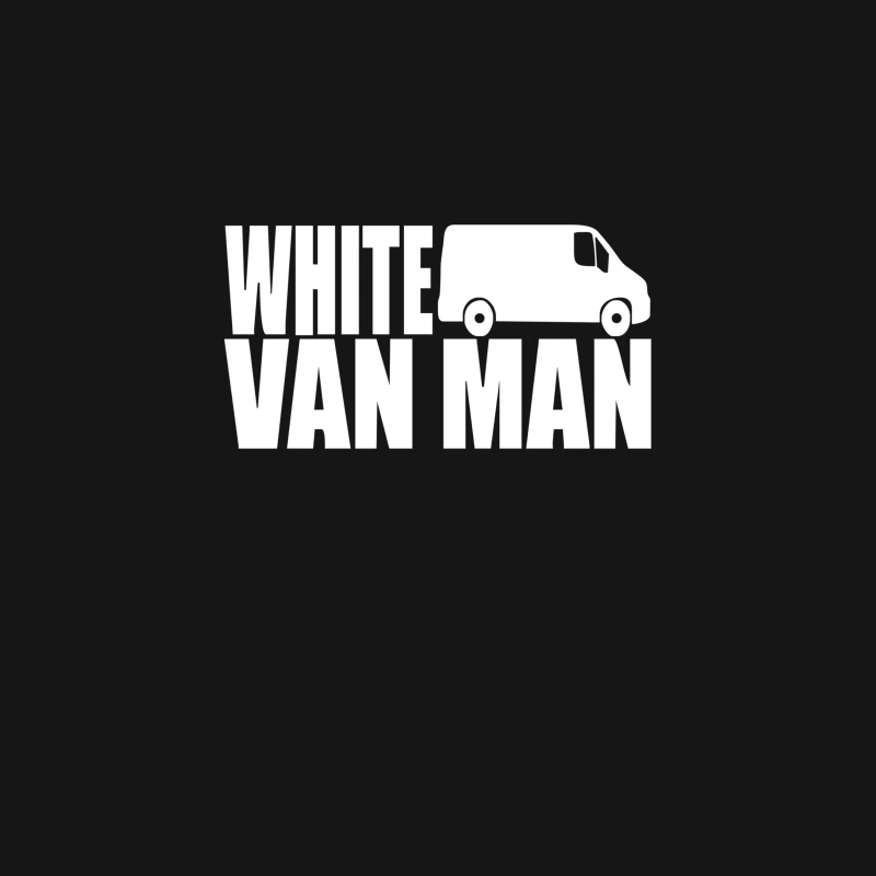 WHITE VAN MAN funny Desk Mat
