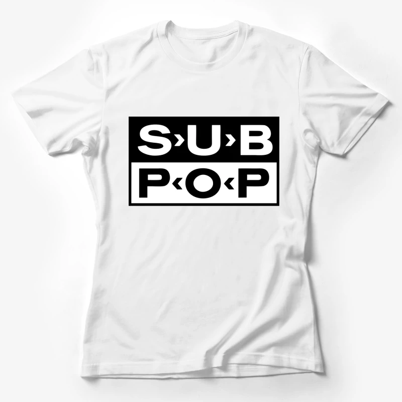 SUB POP MUSIC Female T-Shirt
