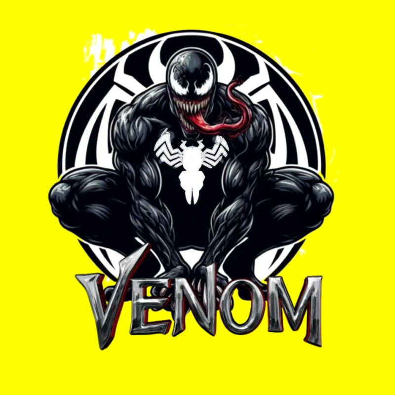 Venom Comic Art Pin