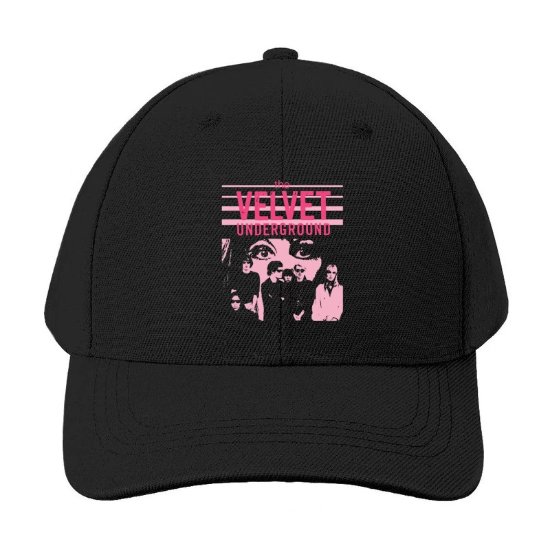 The Velvet Underground Vintage Pink Album Art Design Baseball Cap