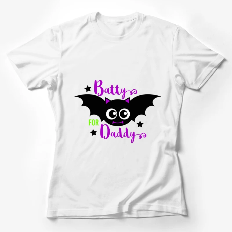 Design de chauve-souris mignon pour papa Femme T-Shirt