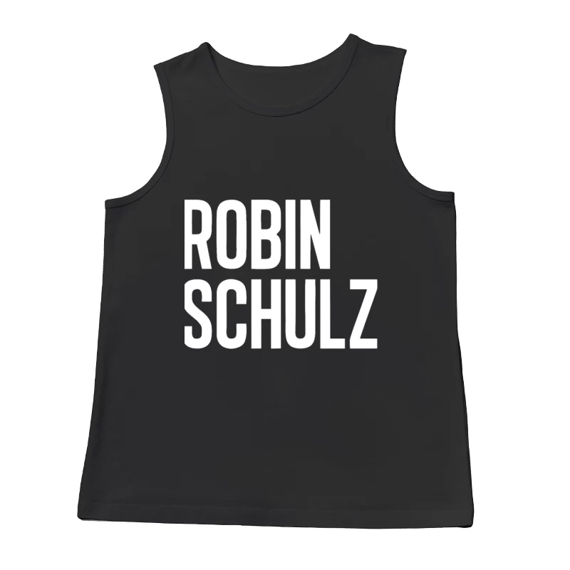 Robin Schulz Text Outline Typography Male Tank Top