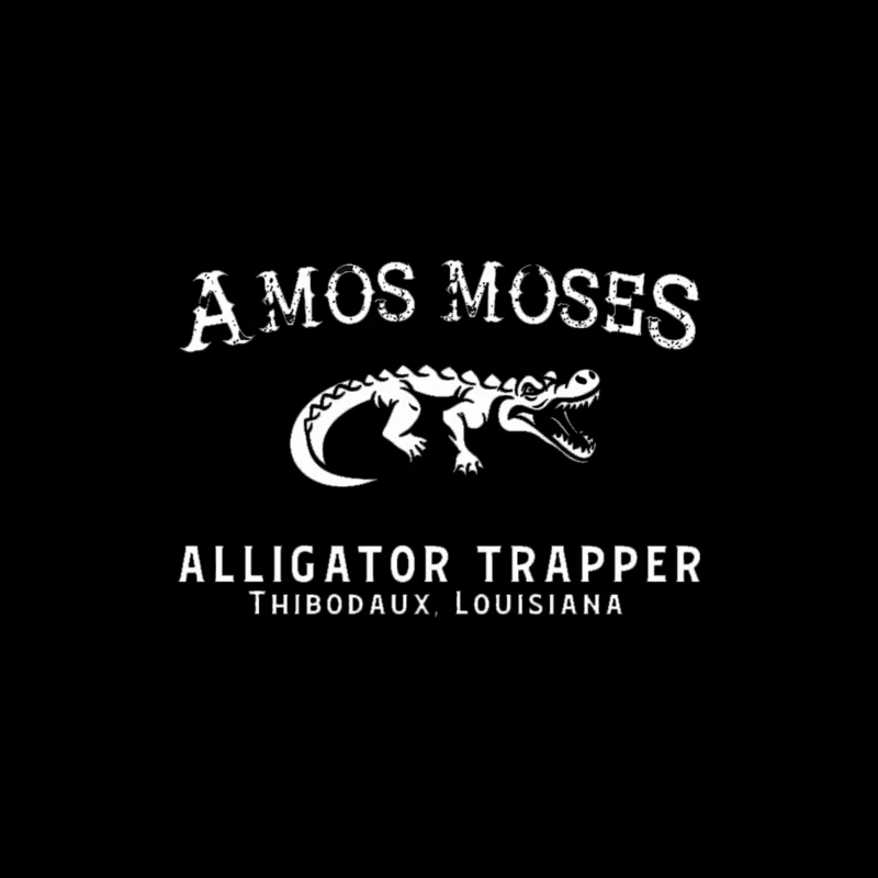 Amos Moses Alligator Trapper Tapestry
