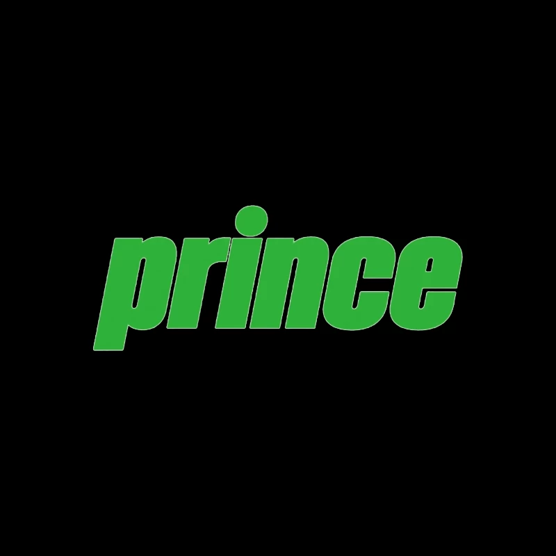 Prince Sports Brand Green Logo Desk Mat