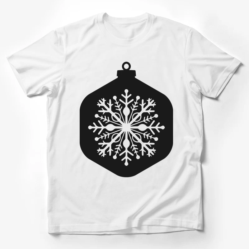 Décoration de Noël avec flocon Homme T-Shirt