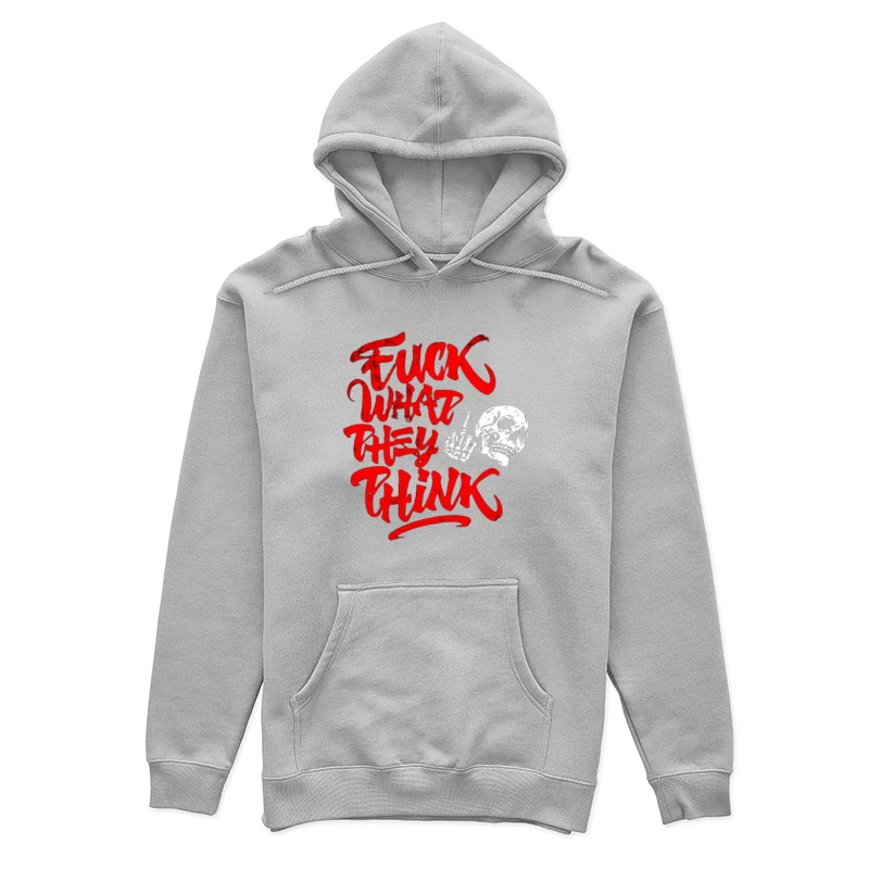 Rebellious Skull Graffiti Art Female Pullover Hoodie