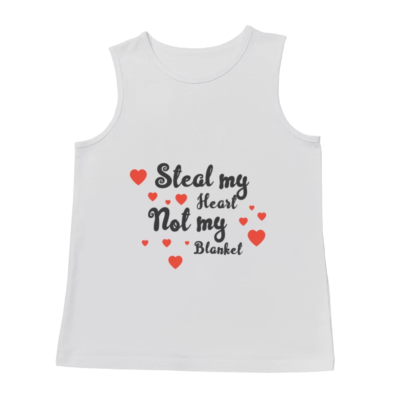 Message romantique amusant Homme Débardeur