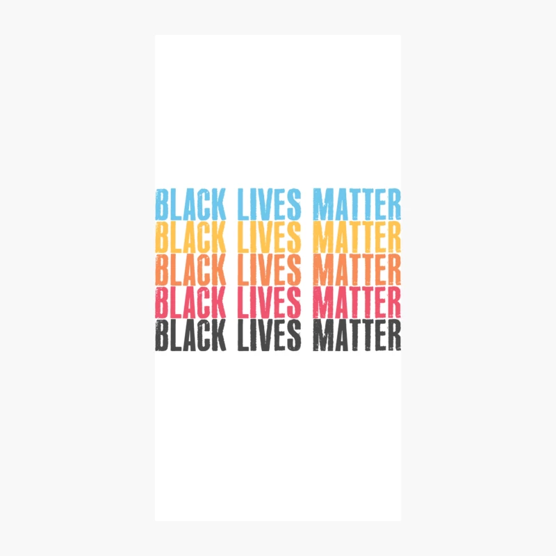 Black Lives Matter  Vintage Style Typography Design iPhone Case