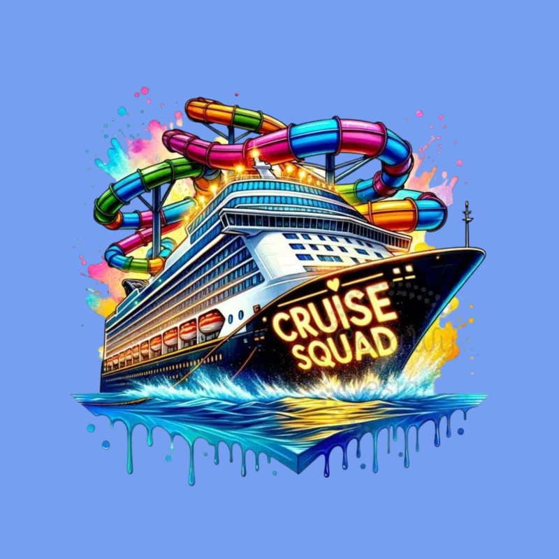 Cruise Squad Adventure Throw Pillow