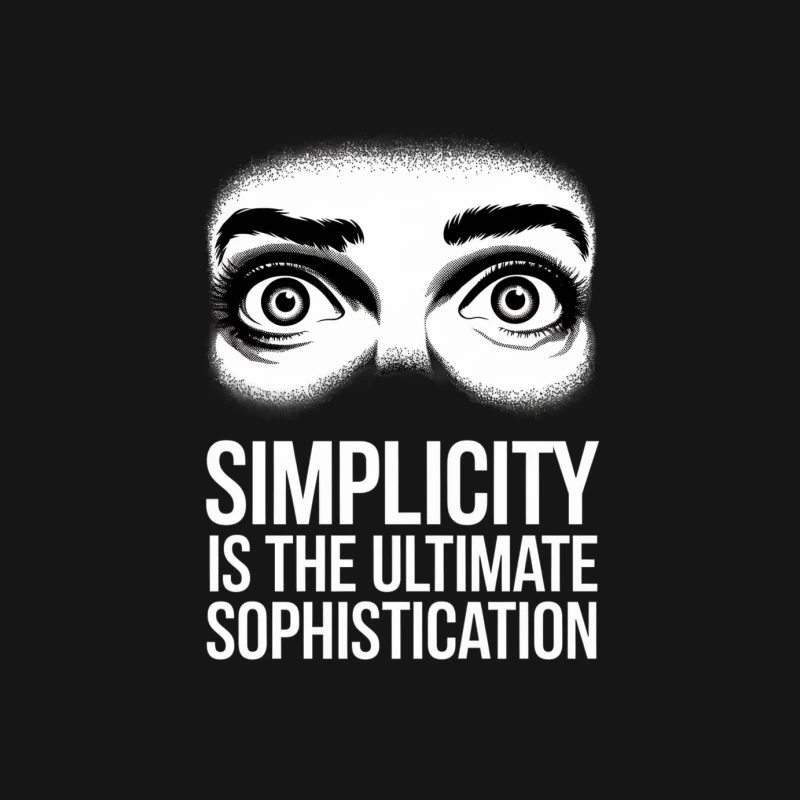 Minimalist Eyes: Simplicity Meets Sophistication Male Long Sleeve T-Shirt