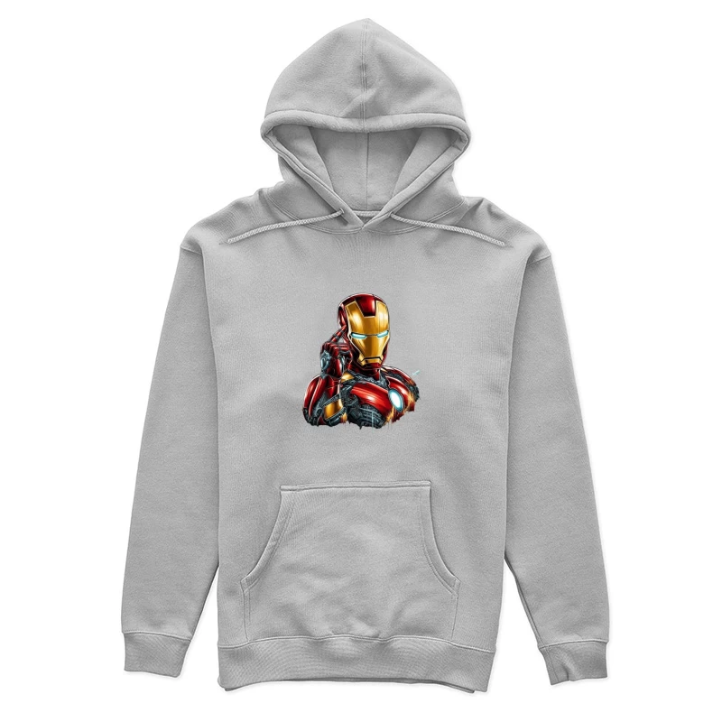 Iron Man Artwork Female Pullover Hoodie