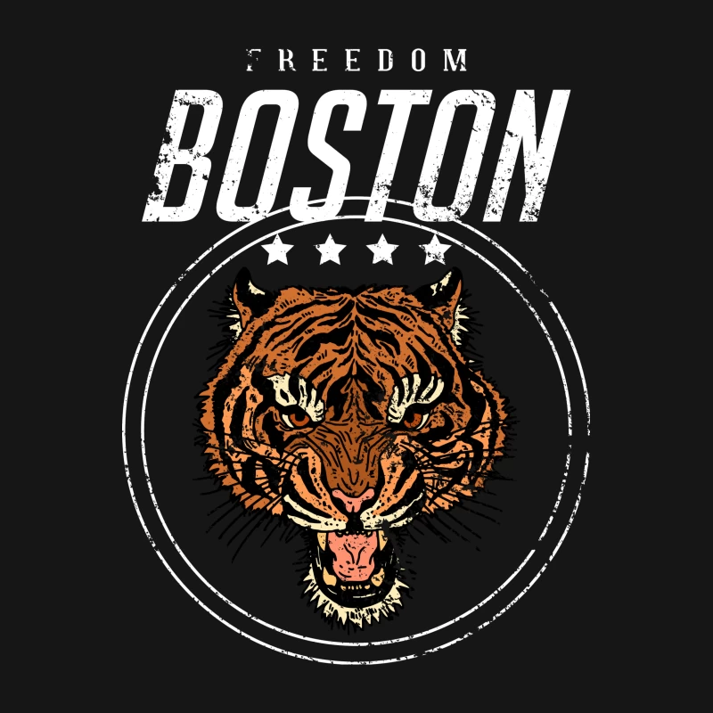 Symbole de Tigre de Boston Femme T-Shirt