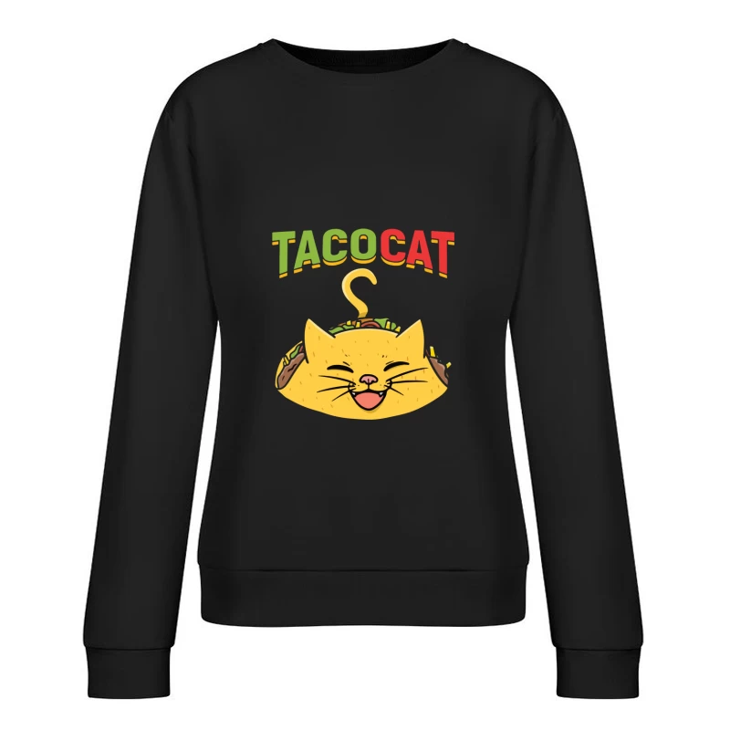 Illustration de chat taco mignon Femme Sweat-shirt à enfiler