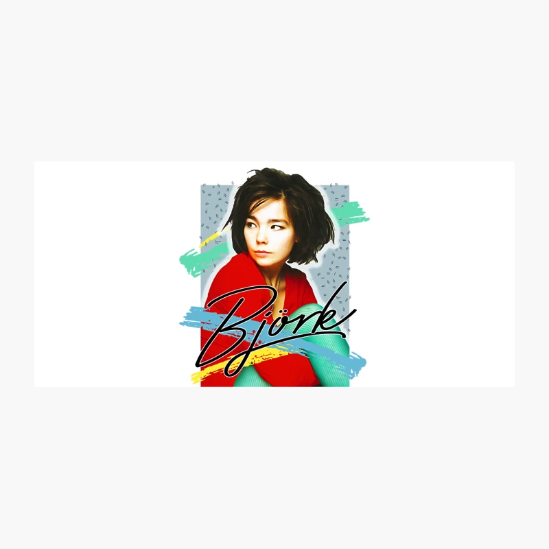Bjork  The Sugarcubes  80s Aesthetic Fan Art Design Coffee Mug