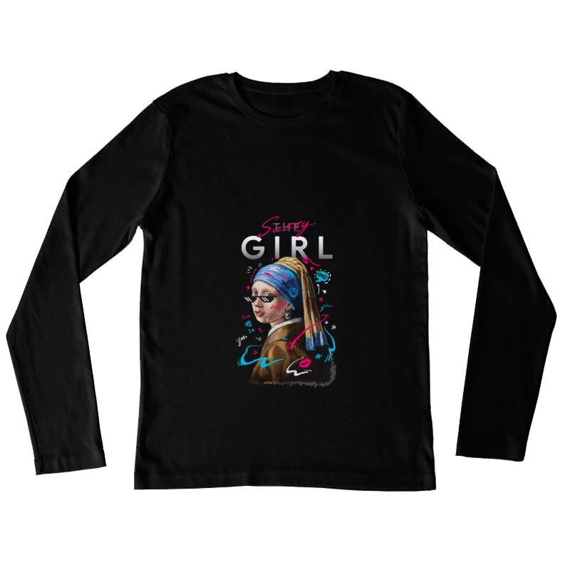 Sassy Gemälde Madchen Damen Langarm T-Shirt