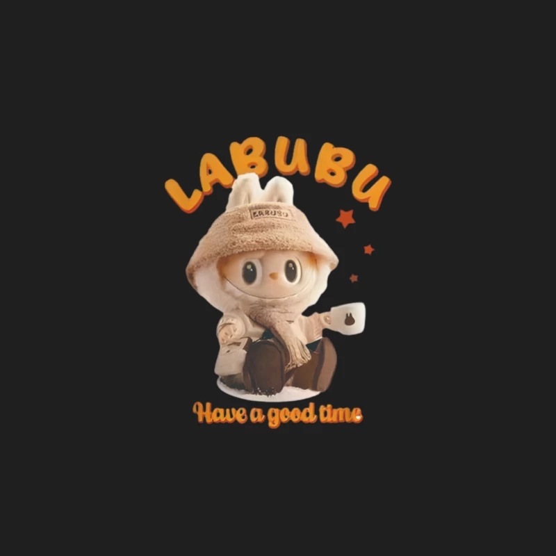 Adorable personnage avec café et chapeau Homme Débardeur
