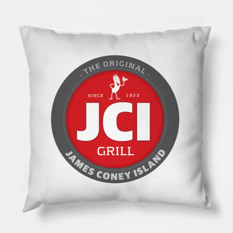JCI Grill Throw Pillow