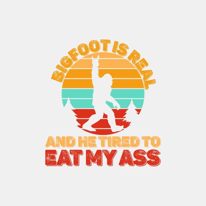 Bigfoot Is Real And He Tried To Eat My Ass Male Tank Top