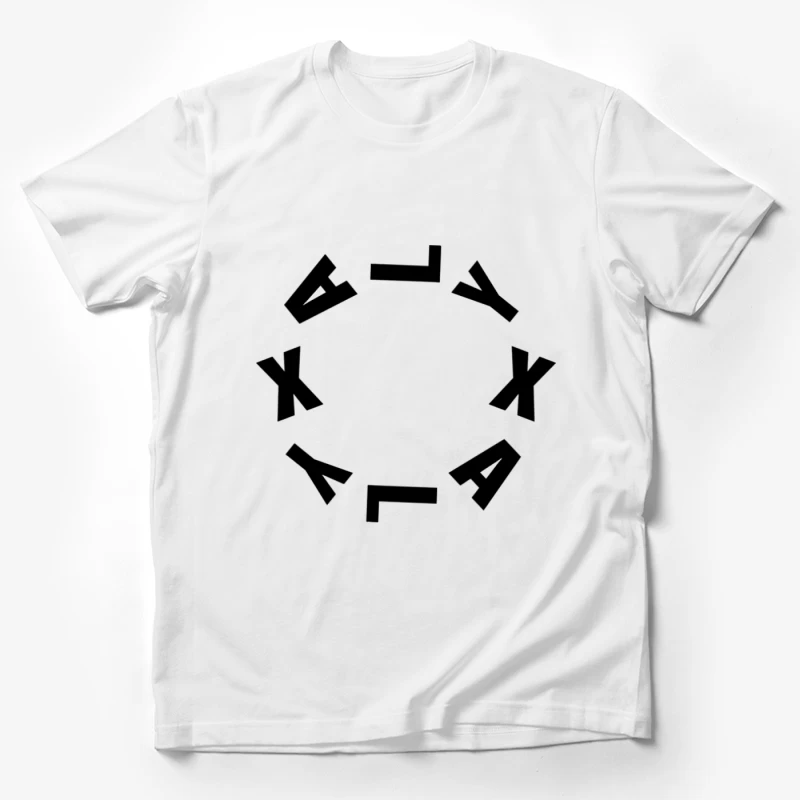 Drehendes K-Design Herren T-Shirt