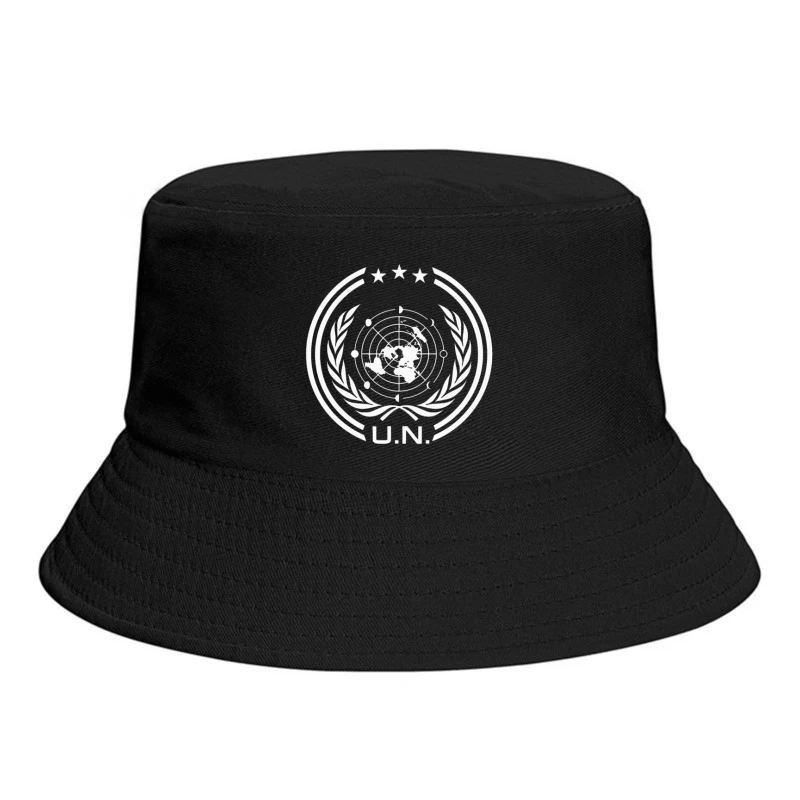 UN Logo Retro Bucket Hat