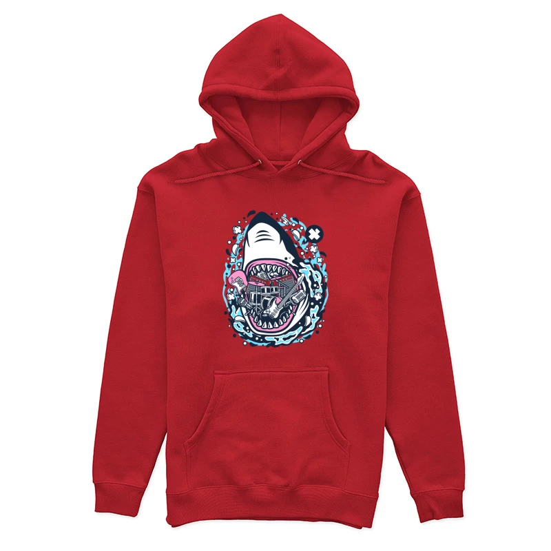 Requin musical fusion Femme Sweat à capuche
