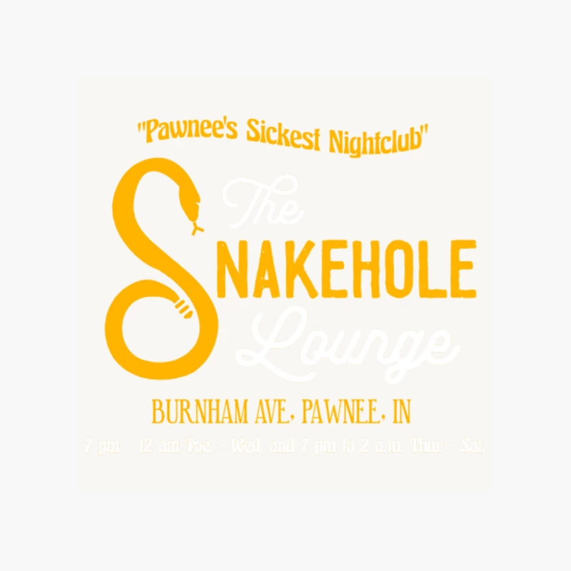The Snakehole Lounge from Parks and Recreation Cotton Tote Bag
