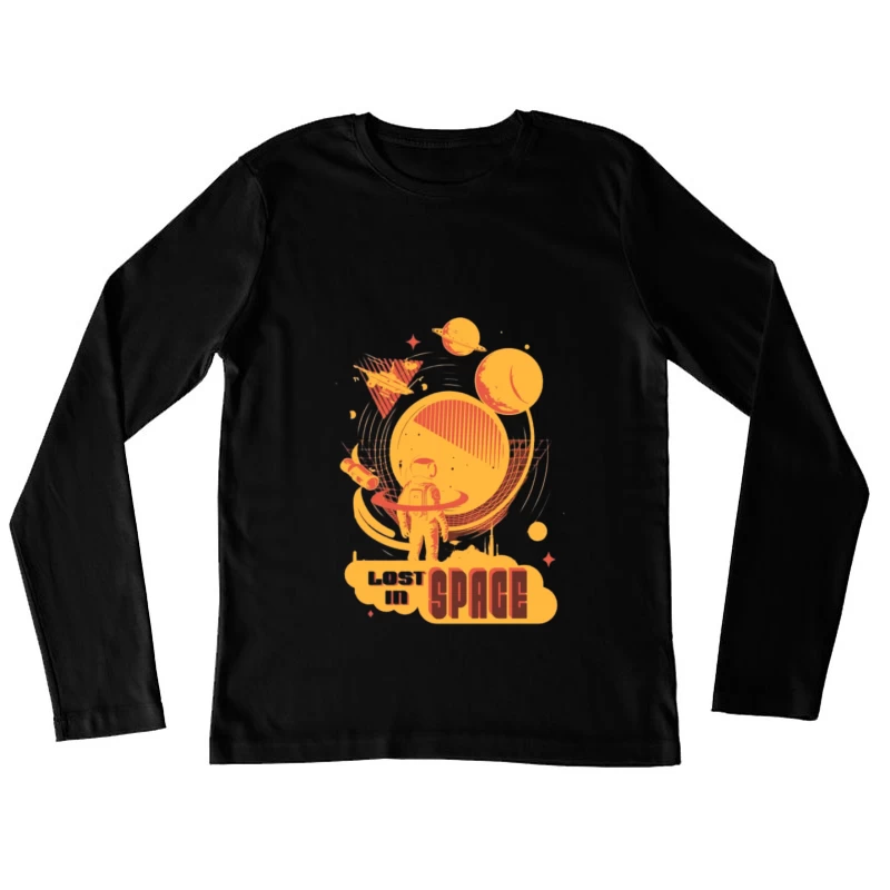 Aventure Perdue dans l'Espace Femme Manches Longues T-Shirt
