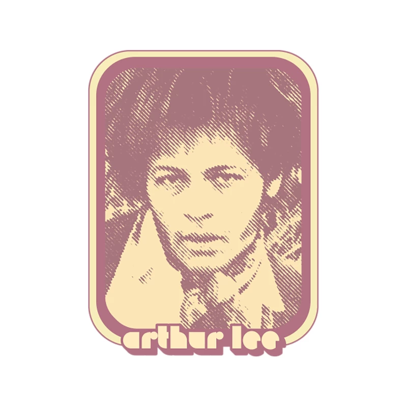Arthur Lee   Retro 60s Style Fan Art Design Tapestry
