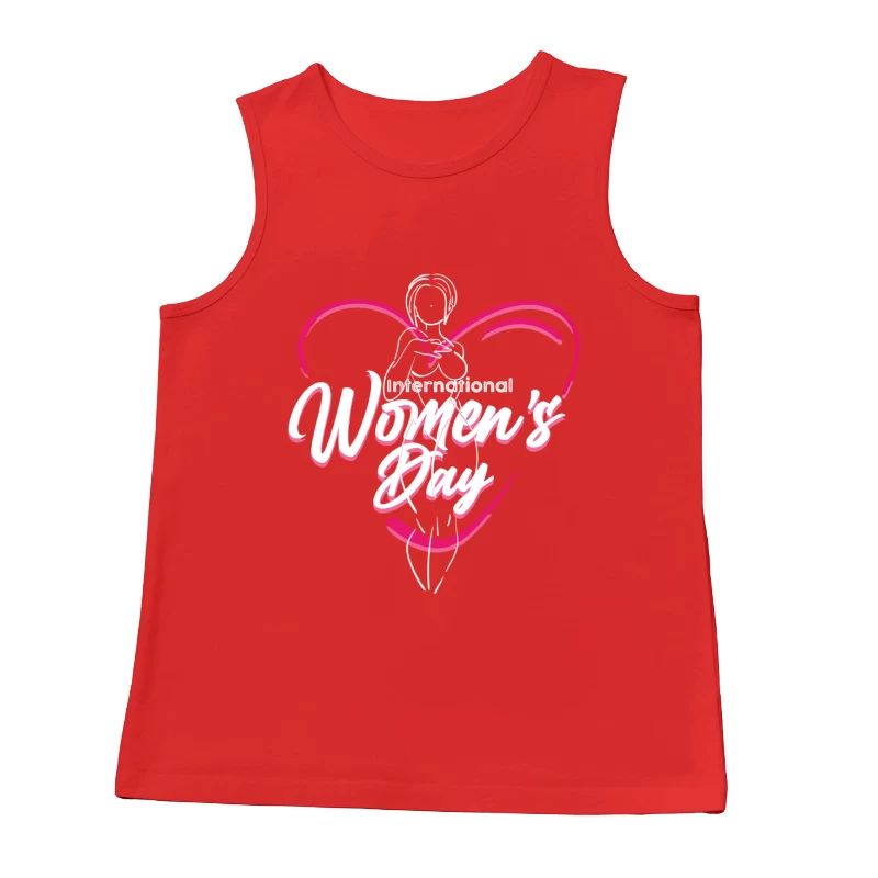 Elegant International Women's Day Design Male Tank Top