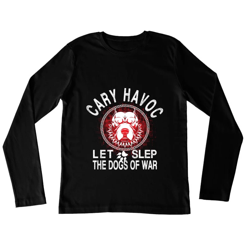 Cary Havoc: Éveil des Chiens de Guerre Femme Manches Longues T-Shirt