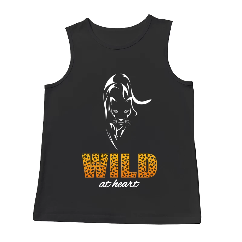 Wild at Heart – Bold Leopard Spirit Male Tank Top